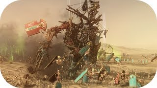 Total War: Warhammer II ⚡️ Super Rare Necrofex Colossus / Mourngul Hunter Animation