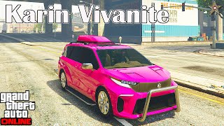 НОВЫЙ KARIN VIVANITE В GTA ONLINE (ТЮНИНГ И ОБЗОР ПО ФАНУ)