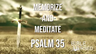 Psalm 35, Great Is the Lord, Memorize and Meditate Video (with words) NIV