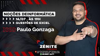 AULÃO DE INFORMÁTICA - QUESTÕES DE MS-EXCEL