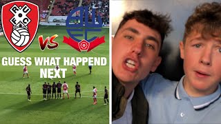 FIRST ROTHERHAM FREE KICK *VLOG* rotherham vs Bolton wanderers