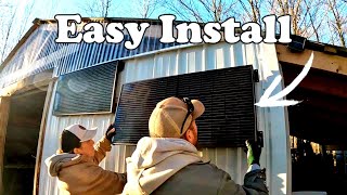 Adding Solar Panels To The Off Grid Pole Barn