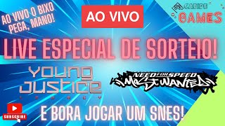 SORTEIOOOOOOO e SNES! AO VIVO!