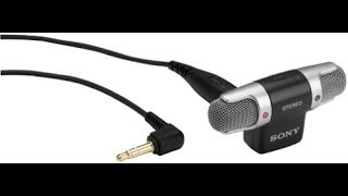 SONY ECM DS70 microphone sound review