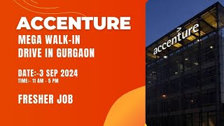 Accenture Mega Walk-In Drive in Gurgaon | Exciting Opportunities for Customer Service Professionals!