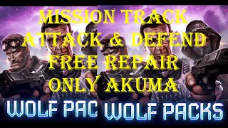 War Commander- WOLF PACKS [ MISSION TRACK ] ATTACK AND DEFEND / FREE REPAIR/ 05-01-2024