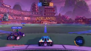 Partida intensa _ROCKET LEAGUE_