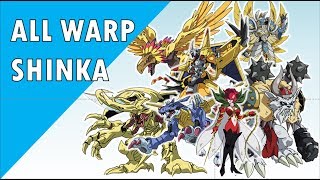 Digimon Tri - All Warp Shinka so far [60fps]