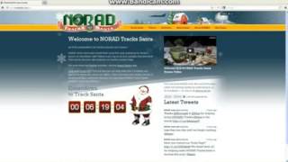 Norad Santa Tracker 2012 and counting down