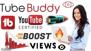 Get more YouTube video views with TubeBuddy