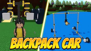 BACKPACK CAR SUIT *TUTORIAL*|Roblox Build A Boat For Treasure