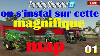 😁(FS22)😂ON S'INSTAL SUR CETTE MAGNIFIQUE MAP 🚜multi GO LES 5K 😂(map swedish landscape)