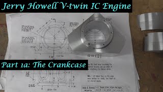 #MT49 Part 1a - Jerry Howell V-twin IC Engine. Making the Crankcase. In 4K/UHD by Andrew Whale.