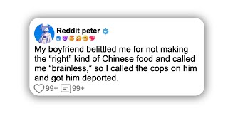 My boyfriend belittled me for not making the “right” kind of Chinese food…#reddit #shorts #viral