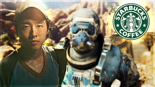 Black Ops 3 Funny Moments! - Glenn From The Walking Dead, Starbucks and More!