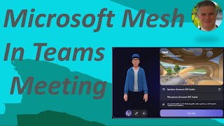 How to setup Microsoft Mesh in Teams Meeting - immersive space view