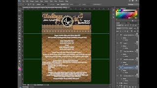 Cara mendesain kartu undangan dengan photoshop cs6