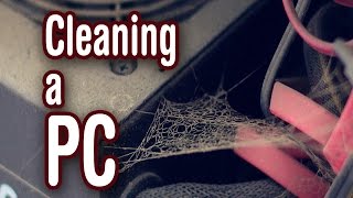 Cleaning up a dusty PC