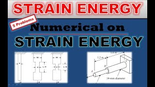 Problems based on strain energy | Strain energy | strength of materials