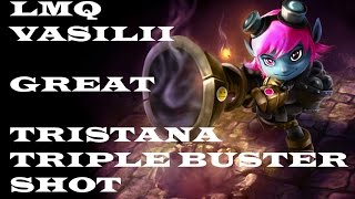 LMQ Vasilii Great Triple Tristana buster shot - LMQ vs EG - NA LCS Summer Split 2014