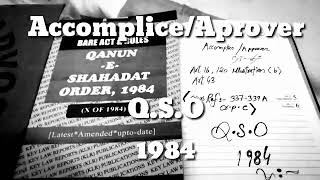 Accomplice/Approver Q.s.o 1984 Lecture by Advocate obaid