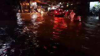 My flooded motorbike engine, Saigon, Vietnam... rainy season!!