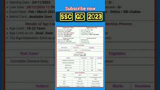 SSC GD new version #ssc gd2023....