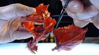 Painting Miniatures: Young Red Dragon