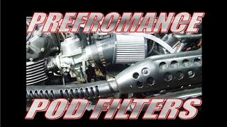 Performance  Pod filters 350 & 450 Honda's