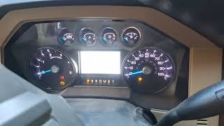 2011 Ford F250 6.7 startup (10-8)