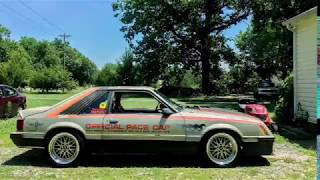 1979 Pace Car mustang foxbody Ford 302 306 Speedmaster Flowmaster Edelbrock MSD