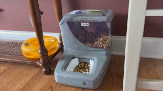 PortionPro Rx Automatic Pet Feeder, Prevents Food Stealing and Delivers Scheduled Meals Review