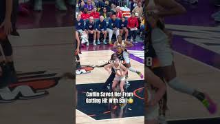 Caitlin saved her and she got mad #wnba #caitlinclark #basketball