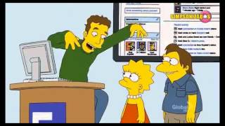 Creador de Faceobook en Los Simpson