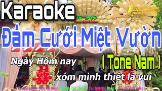 Karaoke Đám Cưới Miệt Vườn Tone Nam Cực Sung