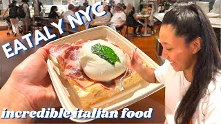 EATALY NYC | Incredible Italian Food in New York City | What to do in NYC