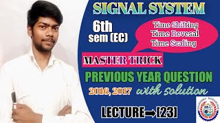 LECTURE ➡ [23] | 6th SEM ELECTRONICS | SIGNAL & SYSTEM |