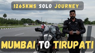 SOLO RIDE TO TIRUPATI TEMPLE | RIDE OF FAITH | PART 2 | KTM 390 ADVENTURE | 4K