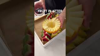 EASY FRUIT PLATTER 😋 #fypviral