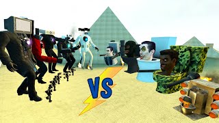 NEW ULTIMATE TITAN TV MAN BOSS VS ALL SKIBIDI TOILET BOSSES (Garry's Mod)