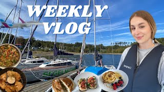 WEEKLY VLOG // jedzenie, powrót do Polski, żeglowanie