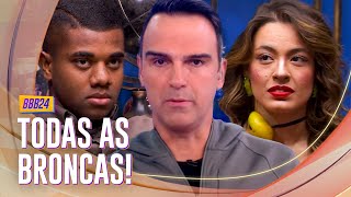 BRONCAS! TODAS AS VEZES QUE TADEU SCHMIDT TEVE QUE CHAMAR A ATENÇÃO DOS BROTHERS! 👀 | BBB 24