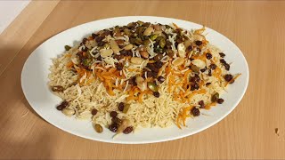 afghani pulao mutton pulao afghan style recipe/قابلی پلو/kabuli Palau recipe by tasty food recipes