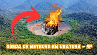 Cratera formada por queda de METEORO em UBATUBA - SP I #dronesampa