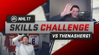 NHL 17 SKILLS CHALLENGE vs NASHER!