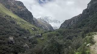 Glacial Valley: Andes Mountains