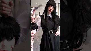 Oh no there is Yoru! And whats in her hands!? cosplay found at comic con Stuttgart 2023 #shorts