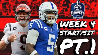 Week 4 Players you MUST Start & Sit Pt. 1 | *LIVE* chat Q&A Fantasy Football Advice