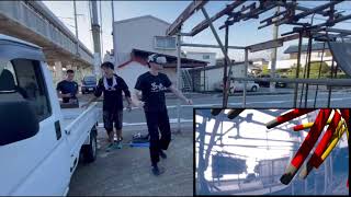 SASUKE / Ninja Warrior 1st stage training with mixed reality at Kurotora set.