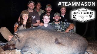 Chad Mendes & Mason Ferrulli Take Down A MASSIVE Hog! | [Riley Green & Rihana Cary]